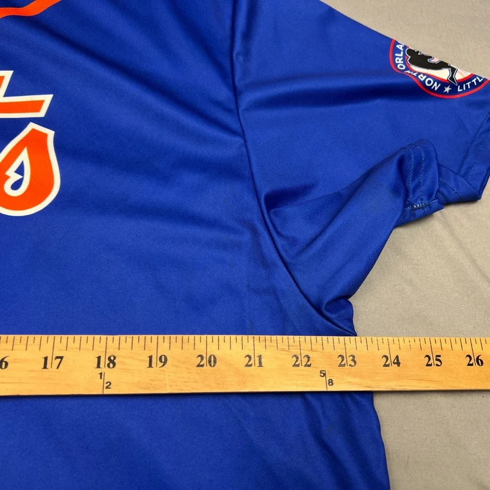 MLB New York Mets Jersey Shirt Mens XL Blue Little League Pullover Top